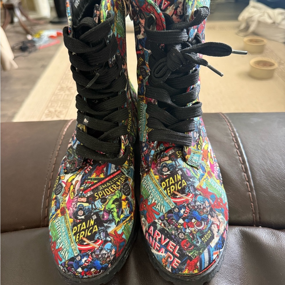 Marvel Multicolor Ankle Boots Size 7